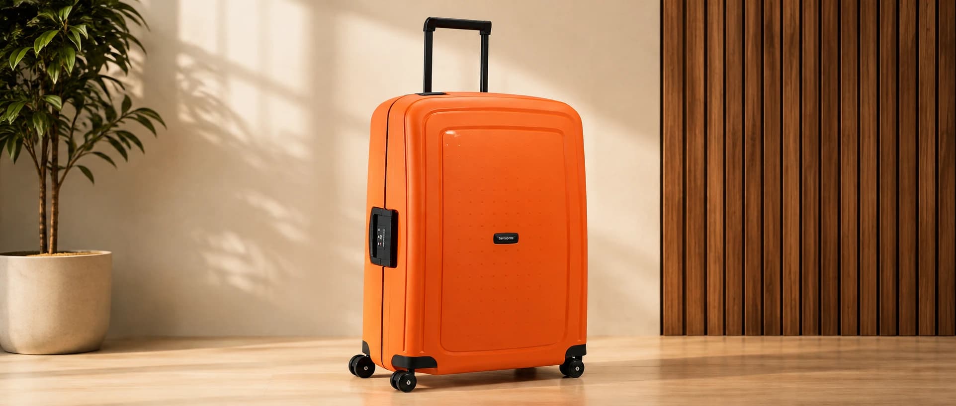 Samsonite S'Cure Spinner 75 in orange